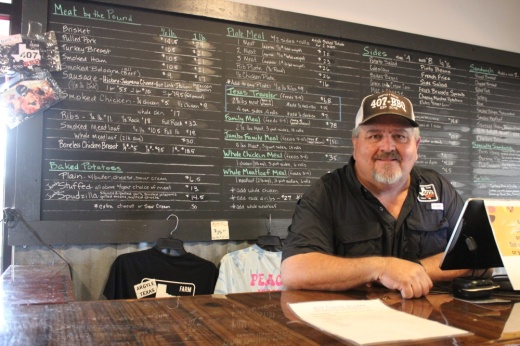 Bryan McLarty opened 407 BBQ in February 2019. (Sara Rodia/ Community Impact)