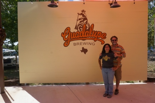 Guadalupe Brewing Co. owners Keith and Anna Kilker started the business ten years ago. (Photos by Sierra Martin/Community Impact)