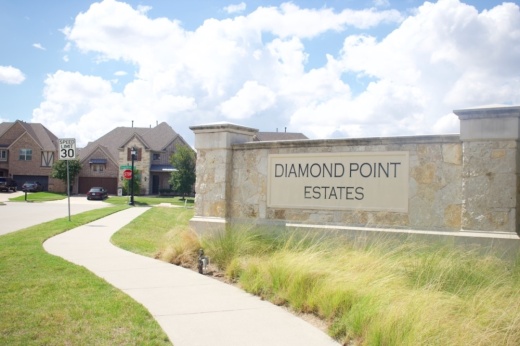 Diamond Point Estates is located north of Stonebrook Parkway and west of Legacy Drive. (Shelbie Hamilton/Community Impact)