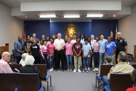 At its Oct. 13 meeting, Humble City Council honored nearly 20 members of the Humble-Kingwood chapter of Jack and Jill of America, a national organization aimed at developing future leaders. (Wesley Gardner/Community Impact)
