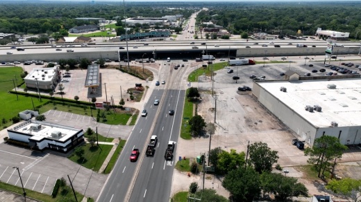 Work on the intersection of FM 518 and I-45 began Sept. 16 and will conclude by the end of the year. (Courtesy city of League City)