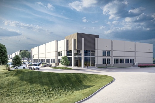 Stonefield 35 broke ground in September and is expected to be completed in mid-2023. (Rendering courtesy EastGroup Properties)