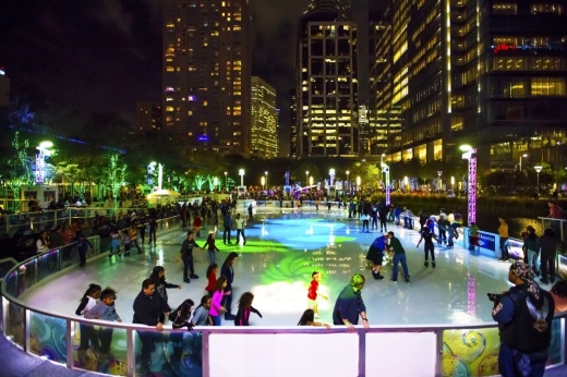 Green Mountain Energy Ice will return to Discovery Green for winter celebrations and ice skating in downtown Houston. (Courtesy Katya Horner/Heirloom Interactive)