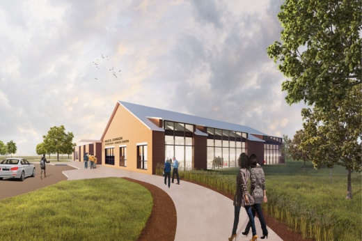 Willie B. Johnson Recreation Center rendering.