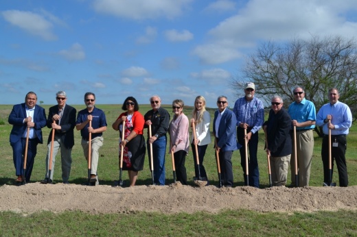Local officials and SSLGC members hosted a groundbreaking for the Guadalupe Project in May. (Courtesy Schertz-Seguin Local Government Corporation)