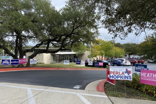 Polling station from outside