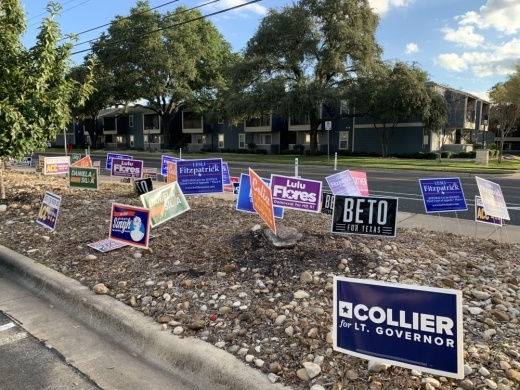 Contested races in Districts 1, 4, 6 and 9 each a candidate pulling ahead with more than 60% of the vote. (Amy Denney/Community Impact)