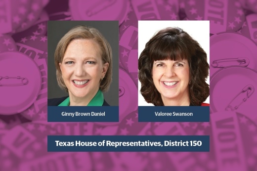 In the 2022 general election, incumbent state Rep. Valoree Swanson, a Republican, has won the Texas House of Representatives District 150 spot against challenger Ginny Brown Daniel. (Community Impact staff)