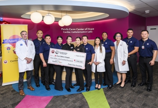 In partnership with Panda Express, Texas Children's Hospital celebrated the unveiling of two new facilities as part of a 10-year, $5.9 million commitment from the restaurant chain to bolster the hospital's exercise and rehabilitation program. (Courtesy Panda Express/Texas Children's Hospital)