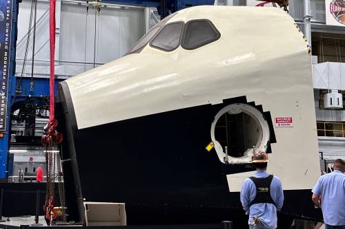 NASA’s Crew Compartment Trainer-2 in December will be part of the Lone Star Flight Museum’s display. (Courtesy Lone Star Flight Museum)