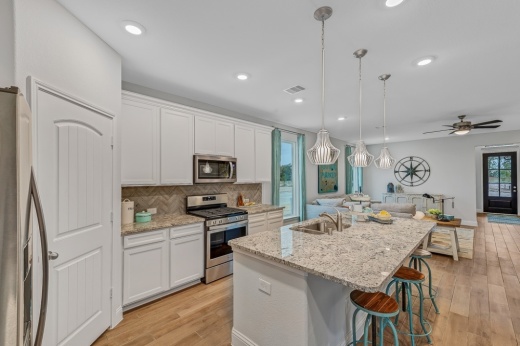 Inside of a Beazer Duet model home within the Jordan Ranch community. With the release of 550 new lots, majority of homesites are under 50-feet to accommodate townhomes. (Courtesy Jordan Ranch)