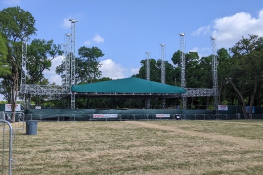 The Round Rock City Council will consider a resolution to terminate its economic development agreement with Totkn, LLC, the developer of music venue Round Rock Amp, at its Nov. 17 meeting. (Carson Ganong/Community Impact)