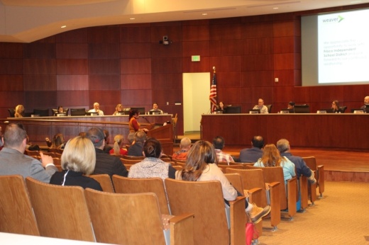 Frisco ISD trustees heard from 22 speakers who voiced concern about the district's bathroom policy for transgender students. (Miranda Jaimes/Community Impact)
