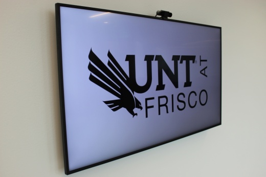 Frisco Landing, the first building on the new University of North Texas campus, is slated to open in January. (Colby Farr/Community Impact)