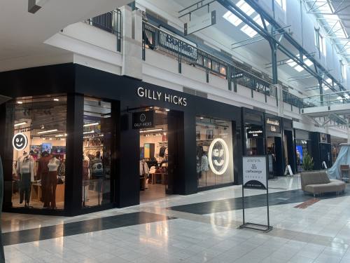 Gilly Hicks, selling underwear, activewear and loungewear, opened in The Woodlands Mall. (Kylee Haueter/Community Impact)