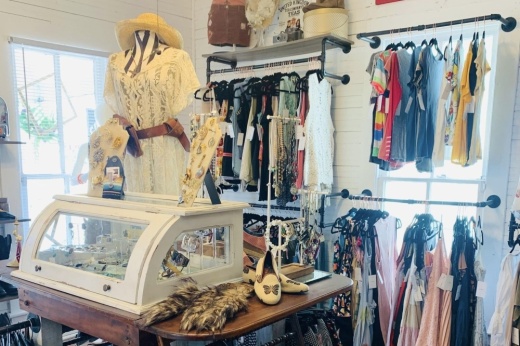 Dirt Poor Couture carries new, resale and vintage women’s clothing and accessories, as well as pet apparel and carriers. (Courtesy September Phillips)