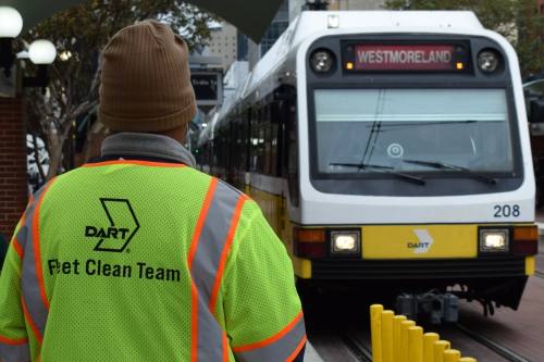 Dallas Area Rapid Transit Clean Team.