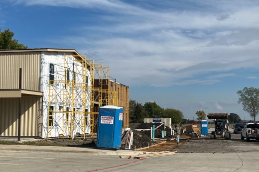 The Cotton Groves project broke ground in McKinney in October 2020. (Shelbie Hamilton/Community Impact)