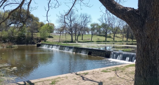 Locals can fish in the river at Georgetown's San Gabriel Park. (Hunter Terrell/Community Impact)