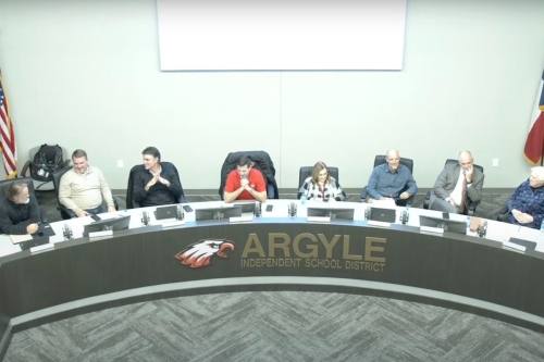 The Argyle ISD board of trustees approved to purchase four new school buses for the district Nov. 14. (Courtesy Argyle ISD)