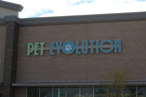 Pet Evolution is slated to open in January. (Colby Farr/Community Impact)
