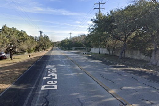 Engineers from KFW Engineers and Surveying told Shavano Park City Council on Nov. 28 that they are 60% finished with designs for planned improvements to Shavano Park’s segment of DeZavala Road. Shavano Park is using its voter-approved $10 million bond to directly fund improvements to 14 city roads and cul-de-sacs, and to leverage federal money to support upgrades along DeZavala. (Courtesy Google Streets)