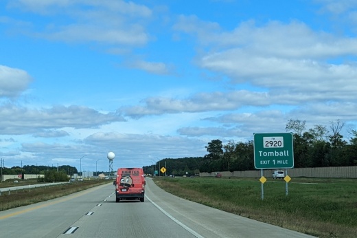 The Texas Department of Transportation is planning to widen the Grand Parkway in the Tomball area from four to six lanes. (Anna Lotz/Community Impact)
