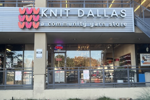 Knit Dallas' storefront in Lakewood