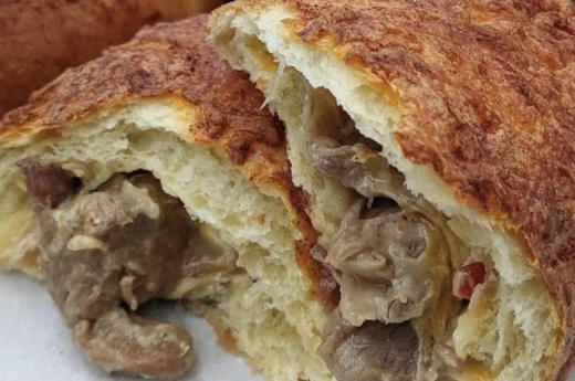 Guisada kolaches are among the pastries freshly baked at Rooster Crow Baking Co., which opened in mid-November at 4421 DeZavala Road near Shavano Park. (Courtesy Rooster Crow Baking Co.)