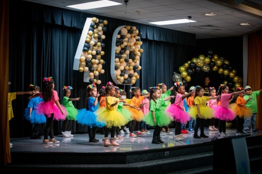 Link Elementary students, employees and community members celebrated the school's 40th anniversary in mid-November. (Courtesy Spring ISD)