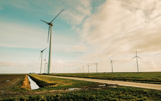 Wind farms provide energy in Texas. (Courtesy Pexels/Tom Swinnen)