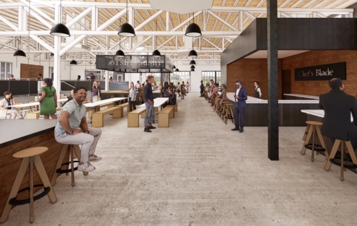 Five more restaurant concepts were recently announced as scheduled occupants of the Make Ready Market food hall, which is scheduled to open in spring 2023 in San Antonio’s River North neighborhood. (Courtesy Hixon Properties)