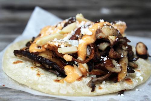 Mixed Mushroom Taco.