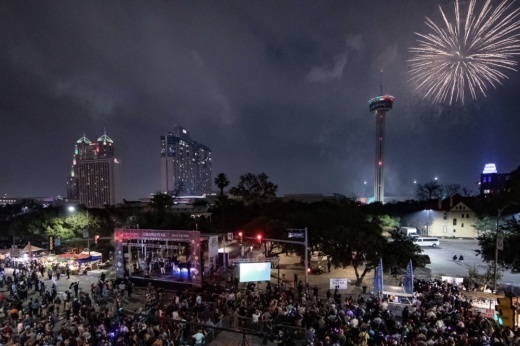 Celebrate SA is the city of San Antonio’s official New Year’s Eve party and will be held in downtown with music, food and midnight fireworks. (Courtesy San Antonio Parks Foundation)
