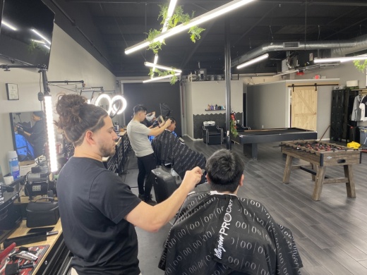 QQ Barbershop opened in Pflugerville in October. (Brian Rash/Community Impact)
