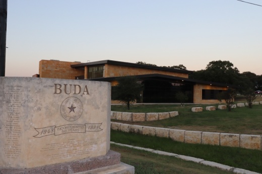 Buda City Council meets at City Hall, located at 405 E. Loop St., Buda. (Zara Flores/Community Impact)