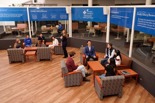 St. Mary’s University said a new $1 million grant to help to support renovations to the Albert Alkek Business Building on campus. (Courtesy St. Mary’s University)
