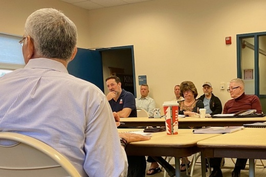 The Lake Houston Redevelopment Authority, also known as Tax Increment Reinvestment Zone No. 10, board members at their Jan. 12 meeting received an update from Harper Brothers Construction regarding the upcoming Northpark Drive overpass project. (Wesley Gardner/Community Impact)