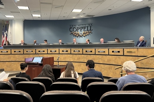 Coppell City Council approved plans for a mixed-use development during their Jan. 10 meeting. (Destine Gibson/Community Impact)