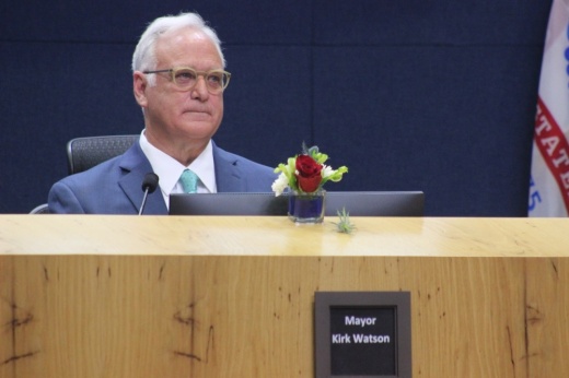 Mayor Kirk Watson was sworn in Jan. 6, more than two decades after he stepped down from the mayor's seat to pursue political positions at the state level. (Ben Thompson/Community Impact)
