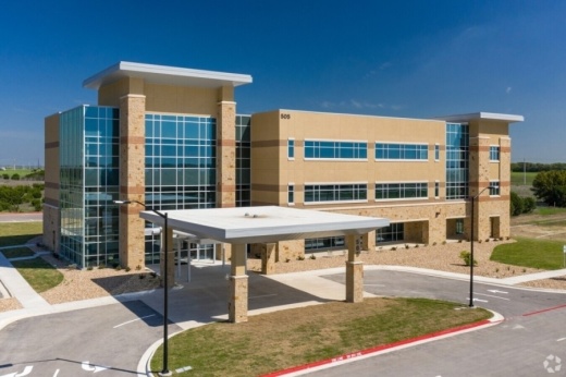 rendering of future hospital in leander