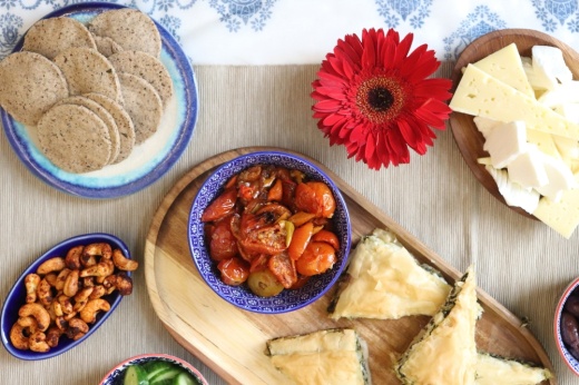 The Mezze Platter is among the offerings at Kriti Kitchen. (Courtesy Anja Jai)