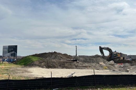 Located off of A.W. Grimes Boulevard and SH 45, Link Logistics' Round Rock 45 project is expected to yield over 368,000 square feet of warehouse space alone. (Brooke Sjoberg/Community Impact)