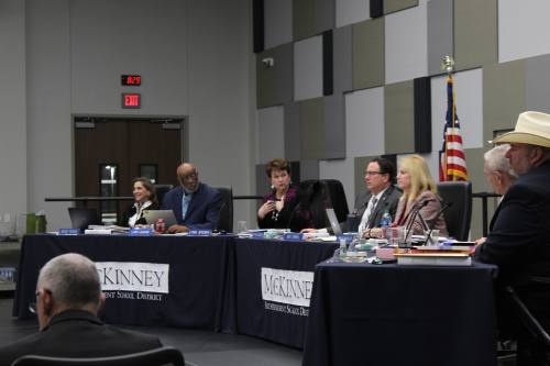 McKinney ISD board members approved spending money from the 2021 bond to refresh two school campuses. (Alex Reece/Community Impact)