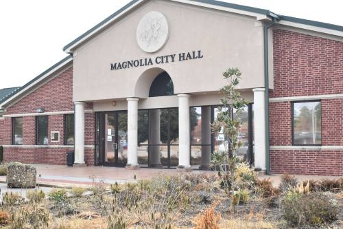The city of Magnolia will hold a public meeting on its master thoroughfare plan Feb. 1 at Magnolia City Hall. (Lizzy Spangler/Community Impact)