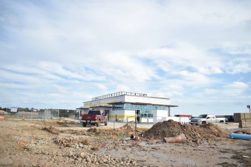 Chick-fil-A and Whataburger are among the tenants coming to a development located near Cypress Rosehill Road and the Grand Parkway. (Lizzy Spangler/Community Impact)