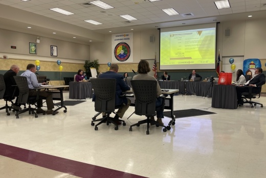 The Leander ISD Citizens' Facility Advisory Committee recommended Jan. 27 the district’s board of trustees call a May bond election. (Grant Crawford/Community Impact)