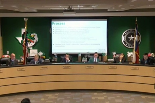 school board meeting