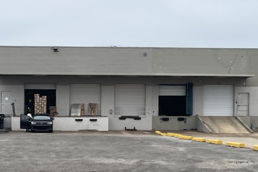 Loading docks at warehouse