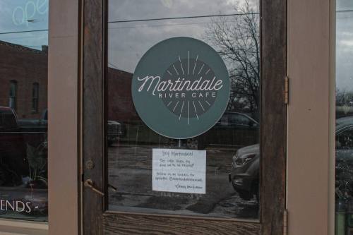 Martindale River Cafe is located at 415 Main St. in Martindale. (Amira Van Leeuwen/Community Impact)